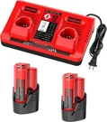 Energup 2PACK 12V 3.5AH Replacement Milwaukee Battery And Charger Red. Fixed Price $74.66.