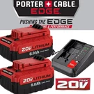 2PACK 8.0AH Li-ion Battery / Charger For Porter Cable 20V Max PCC685L PCC680L. Fixed Price $54.00.