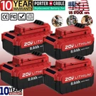 8.0AH Lithium-ion Battery Pack Volt For Porter Cable Max PCC685L PCC680L. Fixed Price $76.99.