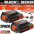 2PACK Lithium-ion 1.5AH Battery For Black Decker Volt LBXR20 LBX20 LB20. Fixed Price $29.00.