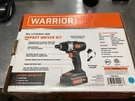Warrior 58523 18V 1.3AH Lithium-ion Battery Long Run Time Impact Drive Kit. Fixed Price $89.99.