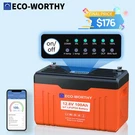 Eco-worthy 1280WH 12V 100AH LIFEPO4 Lithium Battery With Soc Display Bluetooth. Fixed Price $219.99.