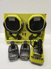 Ryobi 18V Verse Pack Clamp Bluetooth Speakers W/ Charger And 2: 2AH Batteries. Fixed Price $129.99.