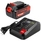 Djsanu 20V Max 6.0AH Battery + Fast Charger For Black & Decker Power Tools. Fixed Price $57.79.