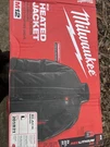 Milwaukee 204B-21L M12 Toughshell Men's Heated Jacket Kit Size Large In Box. Fixed Price $125.00.