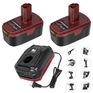 Pack 6.0AH Battery + Charger Kit For Craftsman C3 Volt Batteries. Fixed Price $59.99.