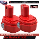 2PCS 14.4V 3.6AH Nimh Battery For Makita PA14 1434 1420 1422 1433 1435 192699-A. Fixed Price $46.99.