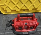 Milwaukee M18 Six-pack Charger 18V Charges Batteries 48-59-1806 Red. Fixed Price $99.00.