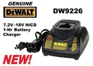Genuine Oem Dewalt DW9226 7.2V 18V Volt 1-HR Battery Charger ** New Box. Fixed Price $27.95.