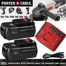 2PACK For Porter Cable PC18B 18VOLT Nicd PC186CS Battery /charger PCC489N PC188. Fixed Price $56.00.