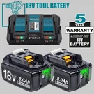 2PACK 6.0AH Battery Dual Charger For Makita 18V 8.0AH Lxt Lithium-ion BL1840. Fixed Price $45.99.