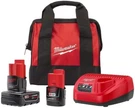 Milwaukee 48-59-2402SP M12 3AH/1.5AH Starter Kit W/bag. Fixed Price $69.95.