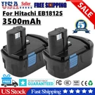 2X 3500MAH For Hitachi EB1812S Ni-mh 18V Battery EB1820L EB1814SL EB1830HL Drill. Fixed Price $49.98.