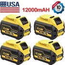 4 Pack 12.0AH Replacement For Dewalt 20V/60V Max Battery Lithium-ion DCB609. Fixed Price $193.90.