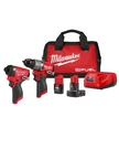 Milwaukee 3497-22 M12 Fuel 12V Cordless Li-ion 2-TOOL Combo Kit W/ Batteries. Fixed Price $199.00.
