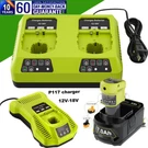 Rapid New Charger For Ryobi P108 18V One Plus High Capacity Lithium-ion Battery. Fixed Price $21.99.