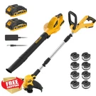 Zegjaw 2-IN-1 Leaf Blower String Trimmer 20V Combo Kit Battery Charger. Fixed Price $159.99.