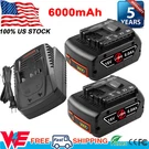 Battery/charger For Bosch 18V BAT609 6.0AH BAT618 BAT611 BAT620 BAT610G 24618-01. Fixed Price $24.99.