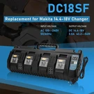 For Makita DC18SF 14.4V-18V Lxt Lithium-ion Rapid 4-PORT Charger With Usb Ports. Fixed Price $48.00.