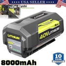 40VOLT 8.0AH Battery High Capacity For Ryobi Lithium Ion OP4050 OP4060 OP4040. Fixed Price $40.98.
