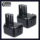 2X Battery For Hitachi 1212S, EB1214L, Db 12DM2, Dn 12DYK, Ds Nicd 12V. Fixed Price $37.98.