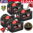 18V For Milwaukee M18 Lithium Xc 12.0AH Extended High Capacity Battery /9AH/6AH. Fixed Price $21.89.