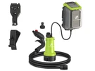 Fluentpower Cordless Rain Barrel Water Pump Kit (no Battery, Charger). Fixed Price $37.99.