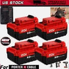 Pack Volt Lithium 5.0/8.0AH Battery For Porter Cable Max PCC680L PCC685L. Fixed Price $21.98.