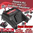 48-59-2819 Rapid Charger For Milwaukee M28 28-VOLT Pass-through Single-unit. Fixed Price $35.00.