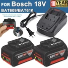 2X 6.5AH For Bosch Li-ion Battery/charger 18V BAT609 BAT610G BAT618 24618-01 Us. Fixed Price $76.95.