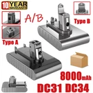 DC31 Replacement Battery For Dyson Type A/b DC34 DC35 DC44 8000MAH 6000MAH. Fixed Price $17.59.