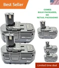 18-VOLT Lithium-ion 4.0 Ah Battery 2-PACK For Ultimate Power Tool Efficiency. Fixed Price $274.98.