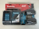 Makita BL1850B 18V Lithium-ion (li-ion) Battery With Charger & Bag. Fixed Price $220.00.