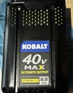 Genuine Kobalt 40-VOLT Max Ultimate 2.0 Ah Lithium Ion Battery Kb 240C-06. Fixed Price $64.00.