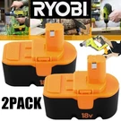 2PACK For Ryobi Plus Volt Ni-mh Battery P100 13022 ABP1801 P101 ABP1803. Fixed Price $34.00.