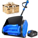 Electric Cordless Snow Shovel, 14.4-INCH 24V 5.0AH Brushless. Fixed Price $21.99.