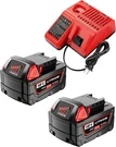 2PACK 8.0AH Replacement For Milwaukee M-18 Battery And Charger Combo Compatible. Fixed Price $123.99.