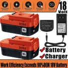 2PACK For Black&decker Volt Battery /charger HPB18-OPE 244760-00. Fixed Price $257.00.