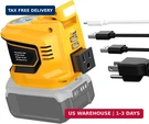Ecarke 200W Portable Power Inverter Compatible With Dewalt 20V Battery, Dc. Fixed Price $47.98.