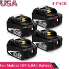4-PACK BL1815B 6.0AH Battery For Makita 18V BL1860B Lithium-ion BL1850B BL1840B. Fixed Price $236.99.