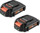 2PACK Battery For Worx 20V Lithium 3.5AH WA3520 WA3525 WG151S, WG155S,. Fixed Price $46.99.