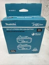 (2) New Bare Makita Genuine 5.0 Ah Batteries Volt Lxt BL1850B-2. Fixed Price $130.49.