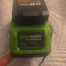 Greenworks 24V 2.0AH Lithium-ion Battery LB24A020 With Charger. Fixed Price $44.99.
