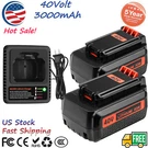 40V Max Lithium Battery Charger For Black Decker LBXR36 LBX2040 LBXR2036. Fixed Price $25.99.