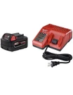 Milwaukee 48-59-1850 M18 18-VOLT Lithium-ion Xc 5.0 Starter Kit Battery Charger. Fixed Price $82.50.