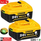 2X For Dewalt Battery 20V 8.0AH Li-ion Slide DCB182 DCB184 DCB200 DCF887 DCB206. Fixed Price $30.78.