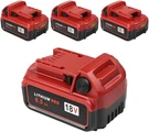 Upgraded 4/PK Replacement For Milwaukee M-18 Battery 6500MAH. Fixed Price $161.99.