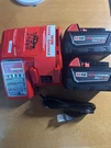 Milwaukee M18 X2 Pack XC5.0 Ah Starter Kit Battery & Charger. Fixed Price $125.00.