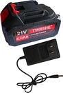 21V Lithium Battery And Charger, 4.0AH With Adapter Led Indicato. Fixed Price $122.99.
