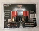 Milwaukee M12 48-11-2412 Volt 3.0 Ah Xc Red Lithium Batteries Pack. Fixed Price $60.00.